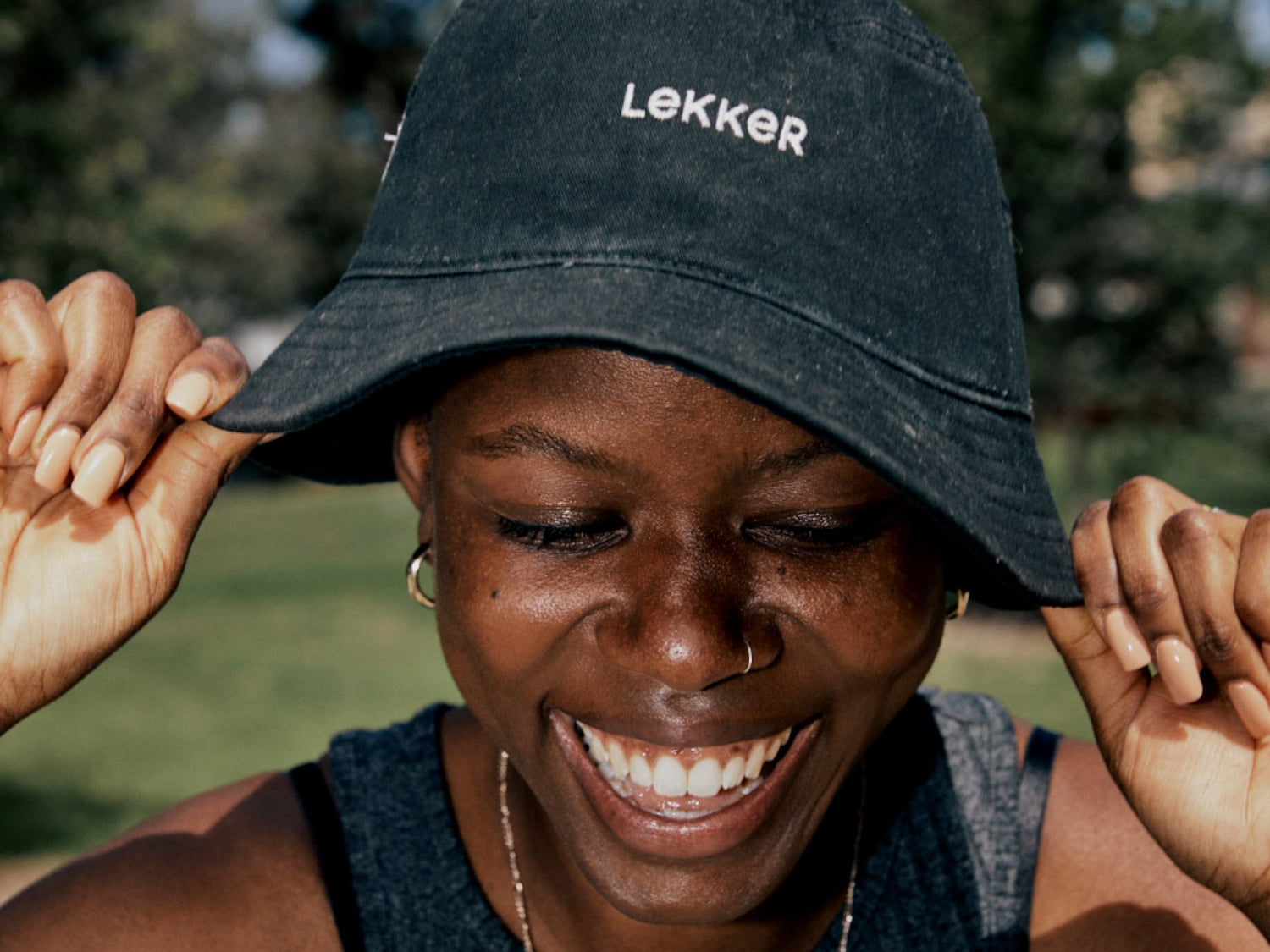 Lekker Bikes bucket hat accessory