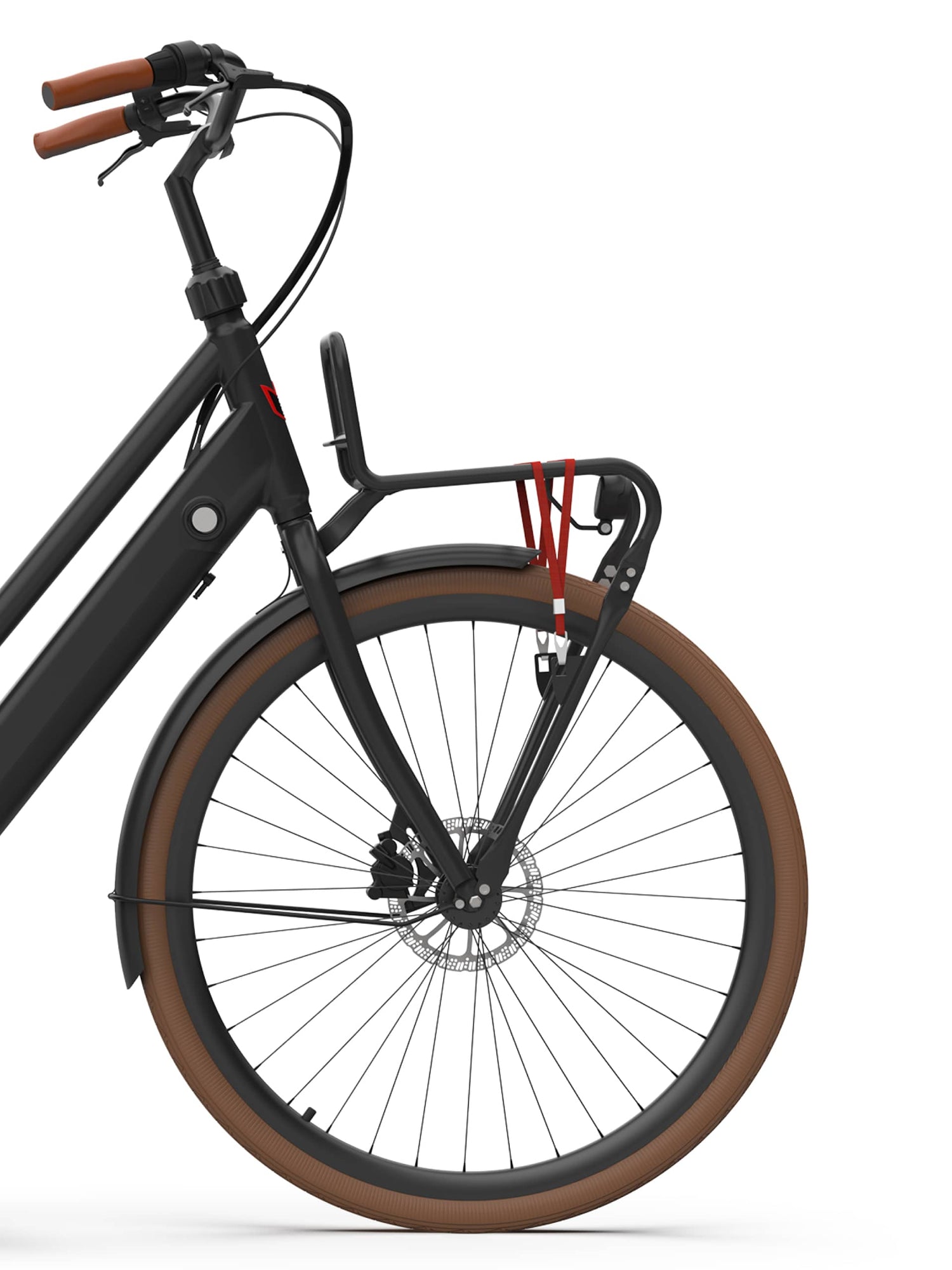 Jordaan GT jet bklack ebike front wheel