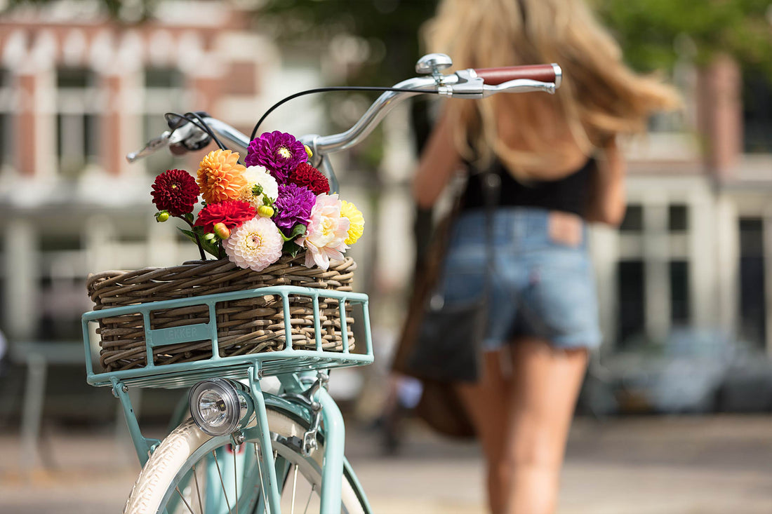 Lekker Bikes flower basket