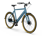 Amsterdam plus Concrete Blue commuter ebike Tan Wall